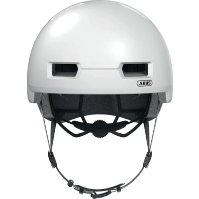 Abbildung von ABUS Stadthelm Skurb MIPS Fahrradhelm mit zusätzlichem Aufprallschutz zum Skaten, BMX Fahren oder Longboarden Weiß, Größe M