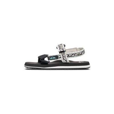 Abbildung von Quiksilver Monkey Caged Riemensandalette, Herren, Größe: 43, Black white Textil