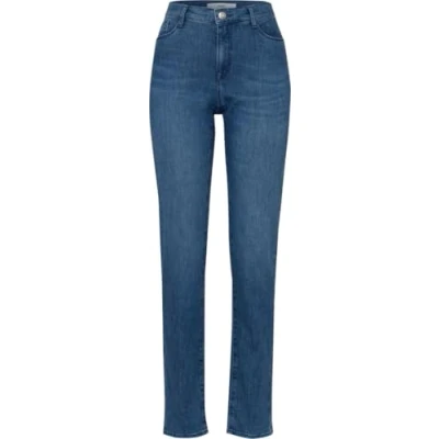 Abbildung von BRAX Damen Style Mary Blue Planet Be Nature Jeans, Used Regular Blue, 29W / 30L EU