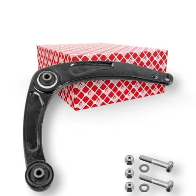 Abbildung von FEBI BILSTEIN 40840 Querlenker mit Anbaumaterial Vorderachse rechts, unten Stahlguss CITROËN: C4 I Grand Picasso, Berlingo II, Picasso 1
