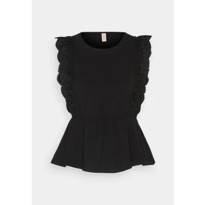Abbildung von ONLY Onlmette SL Bluse, Damen, Größe: XL, Black