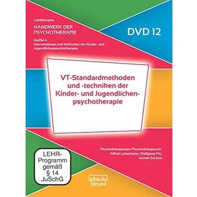 Abbildung von VT Standardmethoden und techniken der Kinder Jugendlichenpsychotherapie (DVD 12): Handwerk Psychotherapie, Staffel 4: Interventionen ... (Lehrfilmreihe: Psychotherapie)