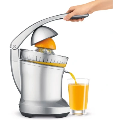 Abbildung von Sage The Citrus Press Zitronenpresse Leiser Automatischer Entsafter Silber