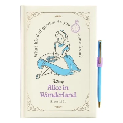 Abbildung von Grupo Erik Premium Notizbuch mit Stift Dsiney Alice im Wunderland A5 Dotted Klein Reisetagebuch zum selberschreiben Bullet Journal Tagebuch Mädchen und Jungen