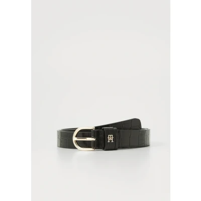Abbildung von Tommy Hilfiger Ledergürtel »ESSENTIAL EFFORTLESS«, 2,5 cm, geprägt, mit TH Monogramm, glänzend