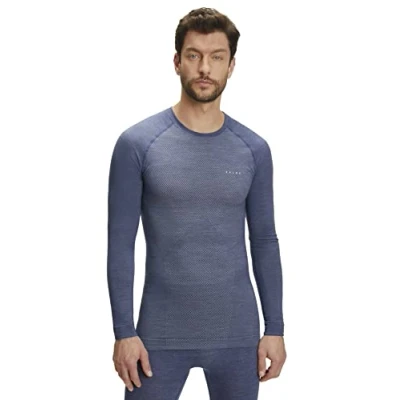 Abbildung von Falke Langarms Unterhemd/shirt, Herren, Größe: Medium, Capitain