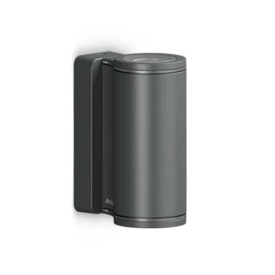 Abbildung von Steinel LED Außenwandleuchte L 940, inkl. GU10 LEDs, UP /Downlight Wandleuchte außen, 3000 K warmweiß, Aluminium, Anthrazit