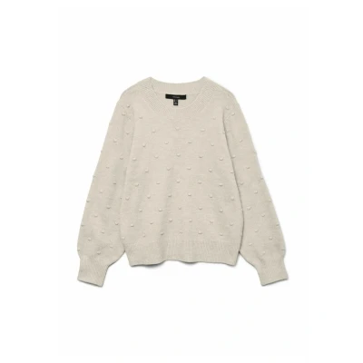 Abbildung von Vero Moda Strickpullover, Damen, Größe: Medium, Birch