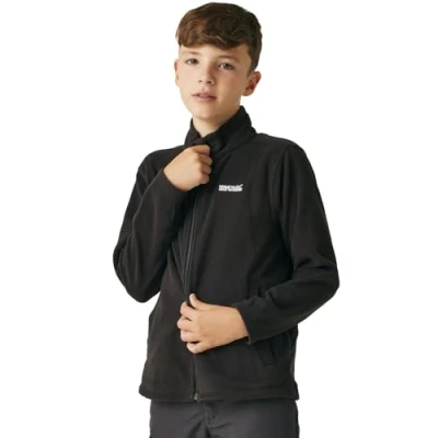 Abbildung von Regatta Unisex Youth King II Fleece, Black/Black, 13 Years