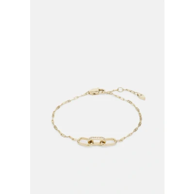 Abbildung von Fossil Damen Gliederarmband Heritage D Link Edelstahl goldfarben, JF04525710