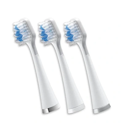 Abbildung von Waterpik Triple Sonic Bürstenköpfe, Ersatzbürstenköpfe für Complete Care Elektrische Zahnbürsten, 3er Pack (STRB 3EW)