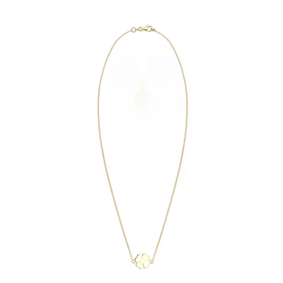 Abbildung von Elli Clover LEAF Halskette goldcoloured, Damen, Größe: 40, Gold coloured