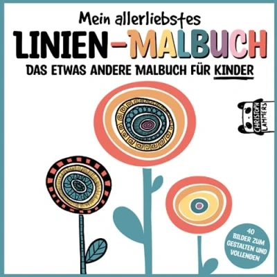 Abbildung von Mein allerliebstes Linien Malbuch: Das etwas andere Malbuch für Kinder. die Farbe ist schon da zeichne Linien. (ab 6 Jahren)