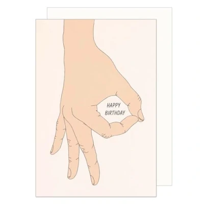 Abbildung von Edition Seidel Premium Geburtstagskarte mit Umschlag. Glückwunschkarte Grußkarte Karte Geburtstag Happy Birthday Mann Frau Teenager Hand (G3627 SW024)