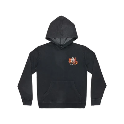 Abbildung von DC Shoes Leading THE PACK Kapuzenpullover für Kinder, Größe: 134/140, Bac black acid
