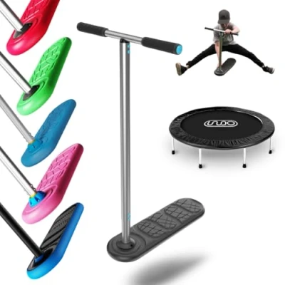 Abbildung von In Do The Trick Scooter Kickstart für Jugendliche &amp; Erwachsene Trampolin ideal Stunt Übungen, Profis Einsteiger Indoor Outdoor Freestyle