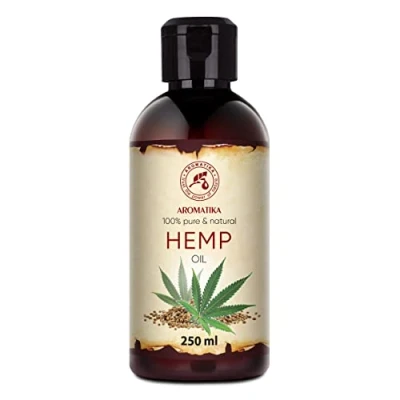 Abbildung von Hanföl 250ml Reines Naturreines Kaltgepresst Hanfsamen Öl Hanf Hanfsamenöl Intensive Pflege Für Gesicht Körper Haare