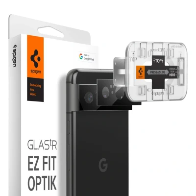 Abbildung von Spigen Ez Fit Gehärtetes Glas Clear Displayschutzfolie Camera Google Pixel 8