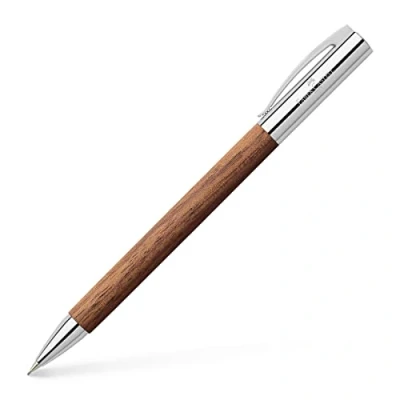 Abbildung von FABER CASTELL 138531 Drehbleistift Ambition Nussbaum, Härtegrad B, inkl. Radierer und Geschenkverpackung