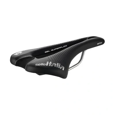 Abbildung von Selle Italia Unisex Erwachsene Max SLR Gel Superfow Sattel, Black, L