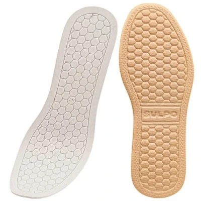 Abbildung von SULPO 1 Paare Einlegesohlen für frische Schuhe und Füße komfortable Sohlen gegen Schweißfüße leicht waschbar Barfußsohlen Größe dunkel Beige 42 43