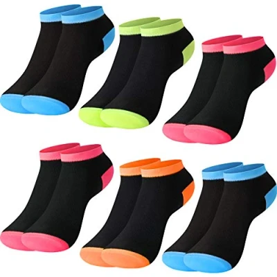 Abbildung von L&amp;K II 12 Paar Damen Sneaker Socken Füßlinge mehrfabrig mit verschiedene Muster 92281 N 39 42