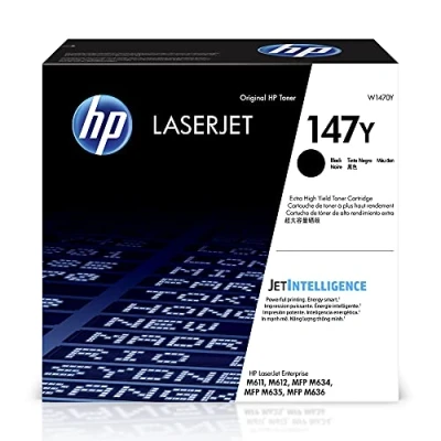 Abbildung von HP 147Y (W1470Y) Schwarz Original Toner mit extra hoher Reichweite für LaserJet Enterprise M611, M612, M635, M638, XXL