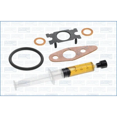 Abbildung von AJUSA JTC12143 Montagesatz, Lader with studs, syringe oil mit Dichtungen Montageanleitung VOLVO: XC70 II Estate, V70 3