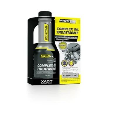 Abbildung von XADO Atomex Complex Oil Treatment Stoppt Motoren Rauch durch Öl Verbrennung Anti Additiv mit Revitalizant® 250ml