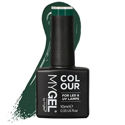 Abbildung von Mylee Gel Nagellack 10 ml[Green Velvet] UV/LED, Maniküre, Pediküre, für professionellen Gebrauch im Salon sowie zu Hause Lang anhaltend und mühelos aufzutragen
