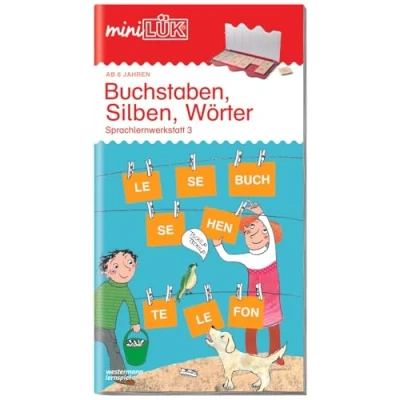 Abbildung von miniLÜK: Vorschule/1. Klasse Deutsch Buchstaben, Silben, Wörter
