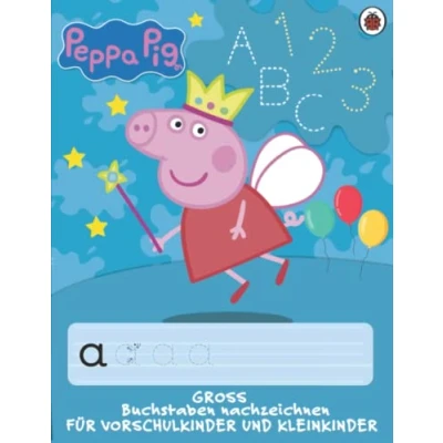 Abbildung von Buchstaben und Zahlen Schreiben Lernen: Übungsheft Mit Schwungübungen. Einfaches Lernen von Alphabet für Kinder ab 4 Jahren.