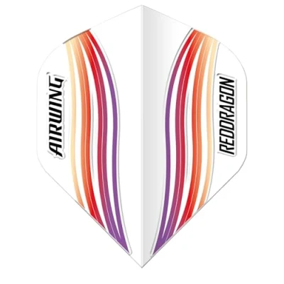 Abbildung von RED DRAGON Airwing Unique Moulded Rot Welle Standard Dartflug 1 Set pro Packung (insgesamt 3 Dart Flights)
