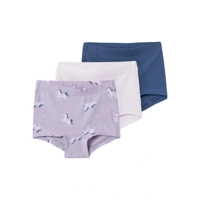 Abbildung von Name it Nmftights Unicorn 3 PACK Panties für Kinder, Größe: 104, Lavender aura