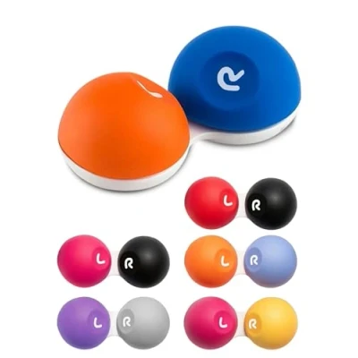 Abbildung von SPORTS WORLD VISION Kontaktlinsen Transportbehälter Flache Behälter Weich Mengenkauf Box Schraubverschluss R und L Gekennzeichnet 6er Pack pro Bestellung
