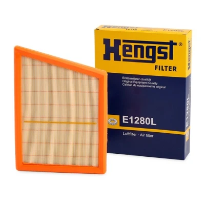 Abbildung von HENGST FILTER E1280L Luftfilter 54 291 211 Filtereinsatz BMW: 2 Gran Tourer, X1, Active MINI: Hatchback, Convertible, Clubman