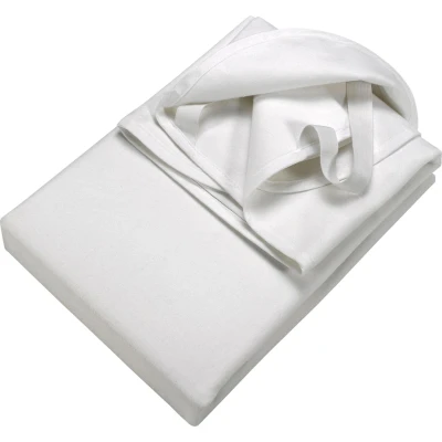Abbildung von SETEX Wasserdichter Molton Matratzenschutz, 3 lagig, 140 x 200 cm, Matratzenschoner aus 100 % Baumwolle, Generation, Weiß