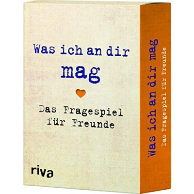 Abbildung von Was ich an dir mag Das Fragespiel für Freunde: Lernt euch noch besser kennen. Außergewöhnliche und spannende Fragen euren Spieleabend. perfekte Geschenk
