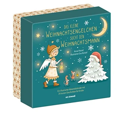 Abbildung von Das kleine Weihnachtsengelchen sucht den Weihnachtsmann: Kinder Adventskalender 24 zauberhafte Geschichten für ab 3 Jahren zum gemeinsamen Lesen und Vorlesen