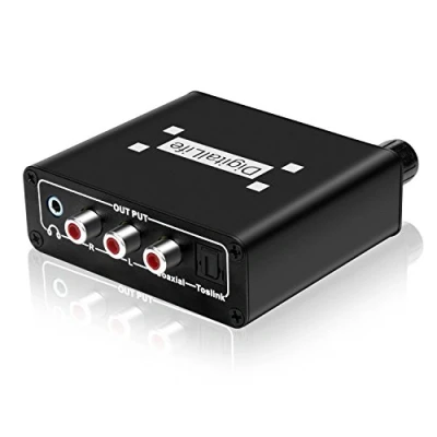 Abbildung von DigitalLife Digital to Analog Audio Converter 2i/4o Optical &amp; Coaxial DAC