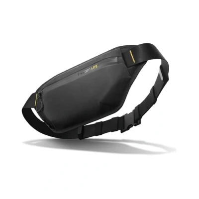 Abbildung von Spigen Life Klasden Bauchtasche für Damen und Herren Hüfttasche Gürteltasche Reisen, Sport Outdoor Aktivitäten Schwarz