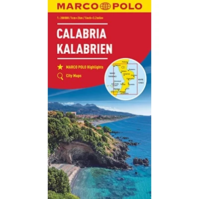 Abbildung von MARCO POLO Regionalkarte Italien 13 Kalabrien 1:200.000: Highlights, City Maps