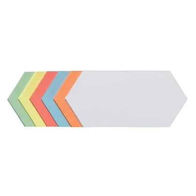 Abbildung von FRANKEN Moderationskarten Rhombus, 205 x 95 mm, sortiert, 500 Stück, farblich UMZ 920 99