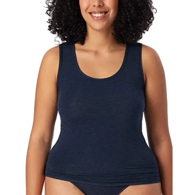 Abbildung von Schiesser Damen Tanktop Personal Fit Unterhemd, Schwarz_147197, S EU