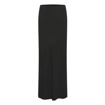 Abbildung von Kaffe Silja Maxirock, Damen, Größe: 40, Black deep