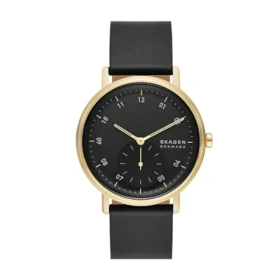Abbildung von Skagen Uhr, Herren, Größe: One Size, Black
