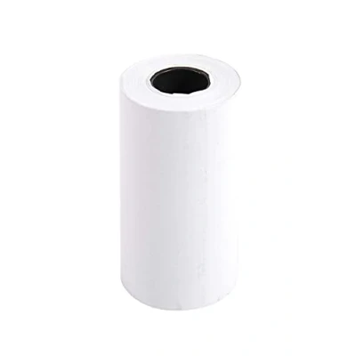 Abbildung von Exacompta 43642E 20er Pack Thermopapierrollen 1 lagig Breite: 57mm, Länge: 9m, Durchmesser Kern: 12mm 55g/m² rückseitig bedruckt für Kartenzahlung (EC Cash Geräte) Phenolfrei