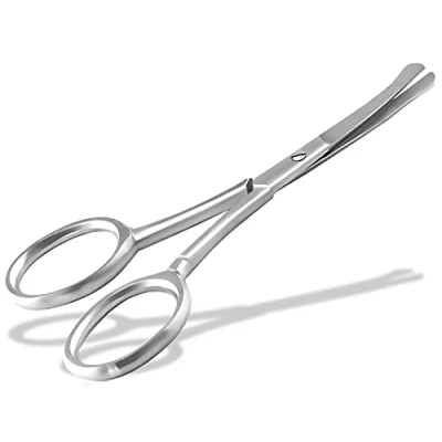 Abbildung von Pfotenschere Krallenschere Fellschere 9 cm ABGERUNDET Gebogene Schnittfläche