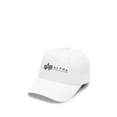 Abbildung von Alpha Industries Herren Cap Unisex Basecap Baseballkappe, Weiß, Einheitsgröße EU