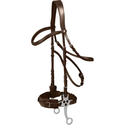 Abbildung von Waldhausen Hackamore X Line Braun Warmblut